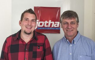 Ulrich Kreisbeck (links) mit unserem Technik-Vorstand Stefan Schmid